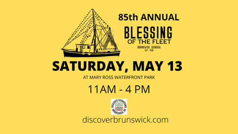 85th Brunswick Blessing of the Fleet. yellow logo