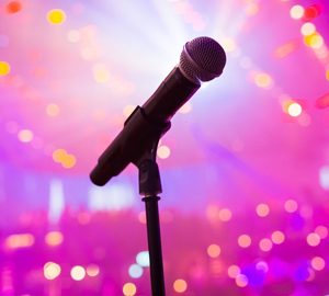 Live Music on St. Simons Island. a stand up mic