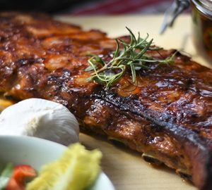 A Taste of St. Simons Island. a slab of ribs