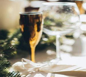 Where to Dine for Christmas. a formal table setting